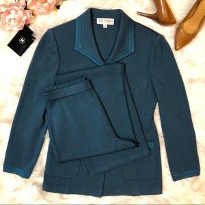 ST. JOHN Collection Classic Knit Pantsuit